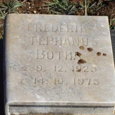 BOTHA Frederik Stephanus 1925-1975