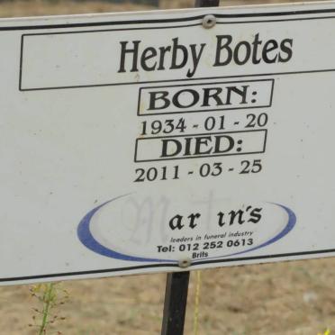 BOTES Herby 1934-2011