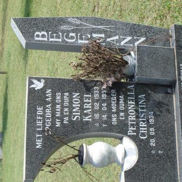 BEGEMANN Simon Karel 1922-1997 &amp; Petronella Christina 1934-