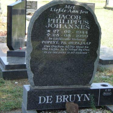 BRUYN Jacob Philippus Johannes, de 1944-1999