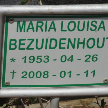 BEZUIDENHOUT Maria Louisa 1953-2008