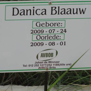 BLAAUW Danica 2009-2009