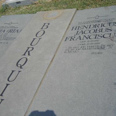 BOURQUIN Hendricus Jacobus Franciscus 1917-1995 &amp; Maria 1918-1998