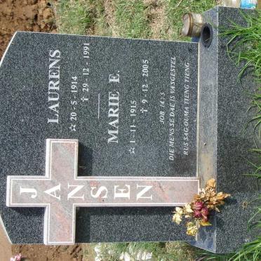 JANSEN Laurens 1914-1991 &amp; Marie E. 1915-2005