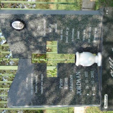 JORDAAN Pieter Willem Johannes 1937-2002
