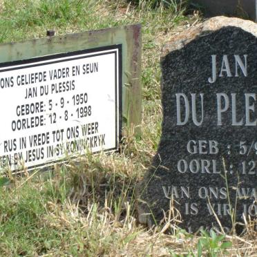 PLESSIS Jan, du 1950-1998