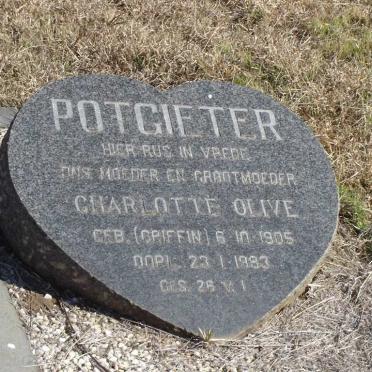 POTGIETER Charlotte Olive nee GRIFFIN 1905-1983