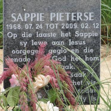 PIETERSE Sappie 1968-2009