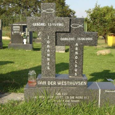 WESTHUYSEN Johannes Arnoldus, van der 1982-2005
