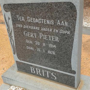 BRITS Gert Pieter 1914-1976