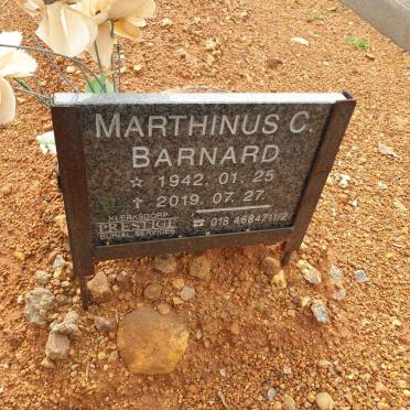 BARNARD Marthinus G. 1942-2019