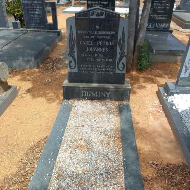 DUMINY Carel Petrus Johannes 1911-1970