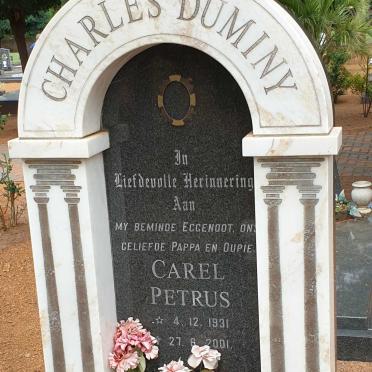 DUMINY Carel Petrus 1931-2001