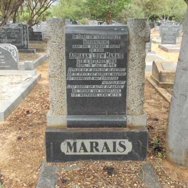 MARAIS Adriaan Louw 1916-1945