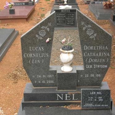 NEL Lucas Cornelius 1957-2005 &amp; Dorethea Catharina STRYDOM 1961-