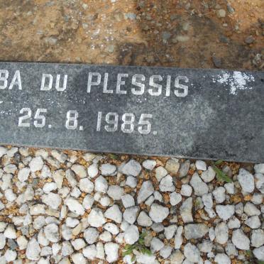 PLESSIS Baba, du 1985-1985