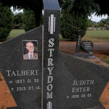 STRYDOM Talbert 1937-2013 &amp; Judith Ester 1939-