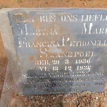 SWANEPOEL Maryna Maria Francina Petronella 1936-1936