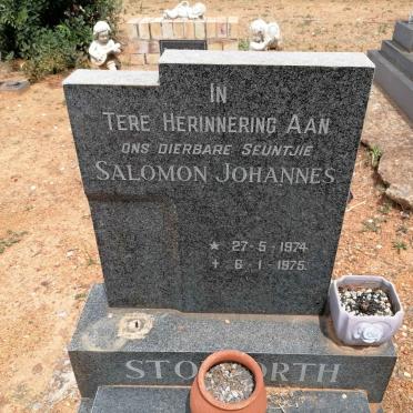 STOPFORTH Salomon Johannes 1974-1975