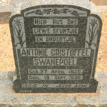SWANEPOEL Antonie Cristoffel 1950-1950