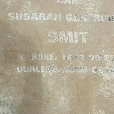 SMIT Susarah Gertruida 1913-1996 