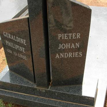 STRYDOM Pieter Johan Andries 1928-2004 &amp; Geraldine Philipine v.d. LINDE 1933- 