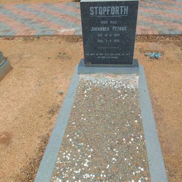STOPFORTH Johannes Petrus 1899-1978