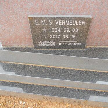 VERMEULEN Sonny 1931-2021 &amp; E.M.S. 1934-2017