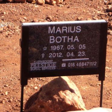 BOTHA Marius 1967-2012