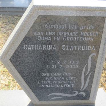 BADENHORST Catharina Gertruida 1913-2000