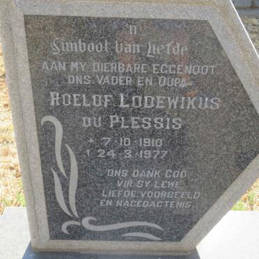 BADENHORST Roelof Lodewikus du Plessis 1910-1977