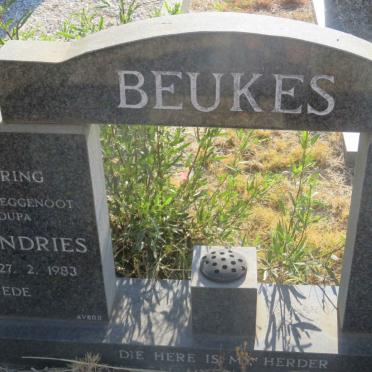 BEUKES Johannes Andries 1908-1983 &amp; Anna Catharina 1910-1986