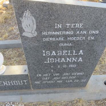 BEZUIDENHOUT Isabella Johanna 1913-