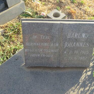 BLOM Barend Johannes 1925-1982