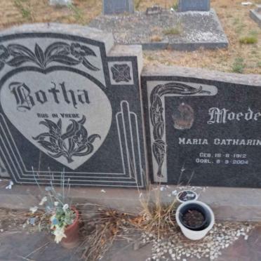 BOTHA Theodorus Ernst 1912-1970 &amp; Maria Catharina 1912-2004
