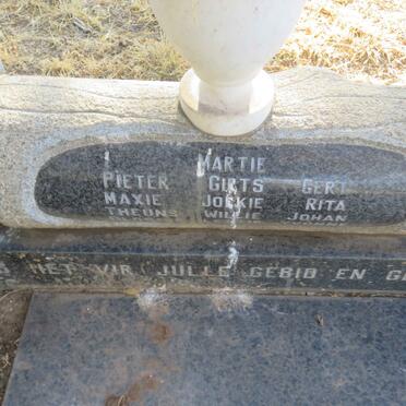 BRITS Gert Nicholas 1903-1994 &amp; Magrietha Magdalena 1913-2000