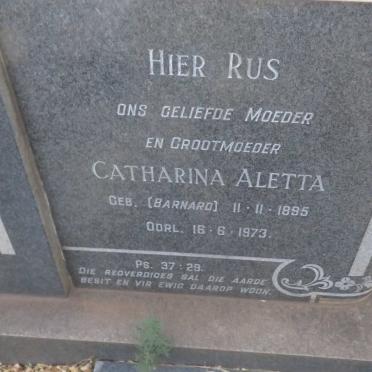 BOTHA Jacob Henry de Villiers 1874-1961 &amp; Catharina Aletta BARNARD 1895-1973