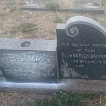BOTHMA Petronella Magretha nee WATSON 1898-
