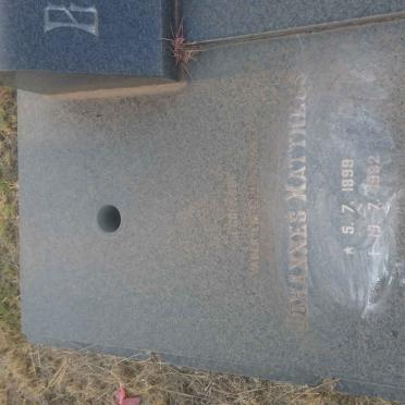 BRINK Johannes Mattheus 1899-1982