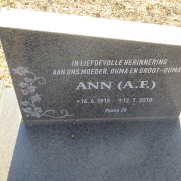 BRUIN A.F., de 1915-2010