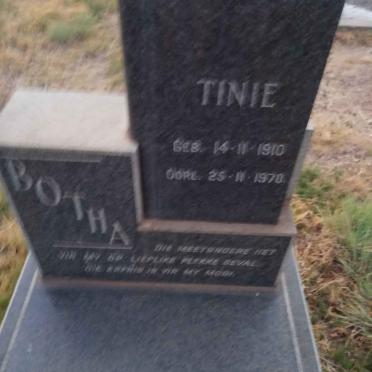BOTHA Tinie 1910-1970