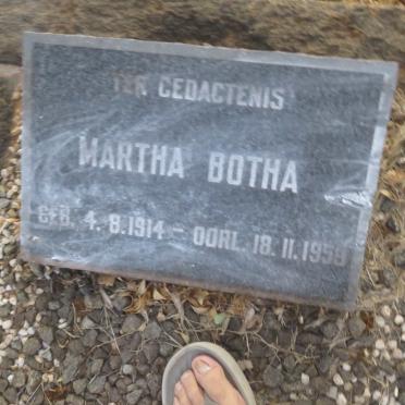 BOTHA Martha 1914-1959