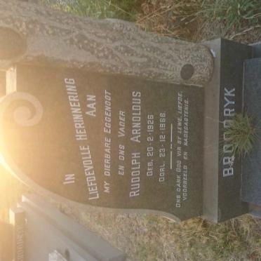 BROODRYK Rudolph Arnoldus 1926-1966