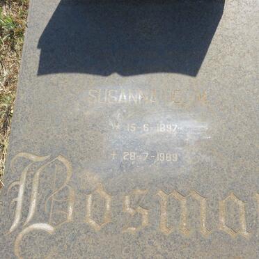 BOSMAN Susanna C.M. 1897-1989