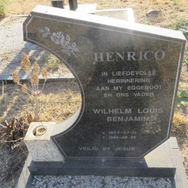 HENRICO Wilhelm Louis Benjamin 1963-1998