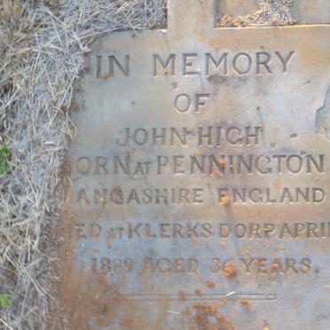 HIGH John -1889