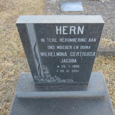 HERN Wilhelmina Gertruida Jacoba 1906-2001
