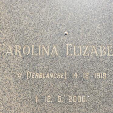 HEUSDEN Charles Lucien Paul, van 1906-1984 &amp; Carolina Elizabeth TERBLANCHE 1919-2000