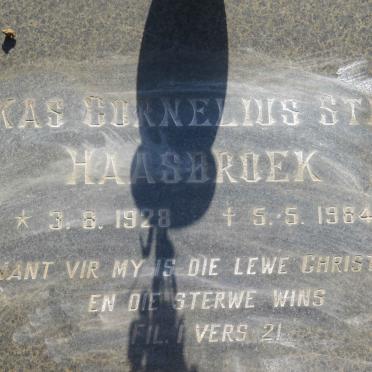 HAASBROEK Lukas Cornelius Steyn 1928-1984