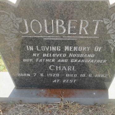 JOUBERT Charl 1920-1982